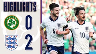 Republic Of Ireland 02 England  Rice and Grealish On Target In Dublin  Nations League Highlights [upl. by Dedra]