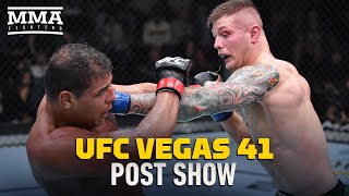 UFC Vegas 41 PostFight Show  Reaction To a Classic Between Vettori and Costa  MMA Fighting [upl. by Irwin]