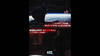 Darth Vader VS Count Dooku  edit battle wis wisedit 1v1 trending shorts starwars vader [upl. by Ada960]