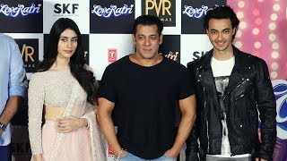 LOVERATRI Trailer Launch Full Video  Salman Khan Aayush Sharma Warina Hussain [upl. by Ahsahtan]