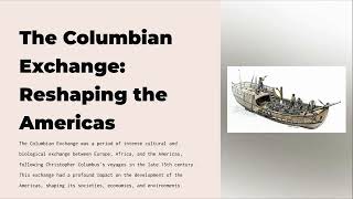 The Columbian Exchange Reshaping the Americas [upl. by Mae]