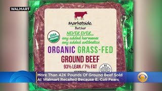 More Than 42K Pounds Of Ground Beef Sold At Walmart amp Other Stores Recalled Because E Coli Fears [upl. by Stevena407]