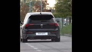 VW golf 8 r Akrapovic SOUND [upl. by Ralina]