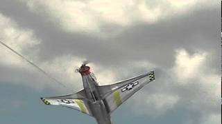 Jumbo 50 in P51 Mustang Kite by Xkites [upl. by Nairbo188]