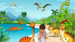 Dinosaurs for Kids  Toy Dinosaurs Come to Life in Adduccis Daydream [upl. by Aihsoj456]