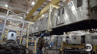 Subway Action Plan Inside Subway Car Overhaul Shops [upl. by Perren598]