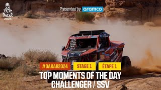 ChallengerSSV Top moments  Stage 1  Dakar2024 [upl. by Nyrmac]