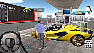 3D Driving Class Simulation  USA Funny 3D Car Officer Refuel His Super Car Gas Crazy Gameplay [upl. by Barker197]