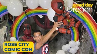 Rose City Comic Con to celebrate the world of comic books movies animation and pop culture [upl. by Enomad]