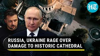 Incompetent Russia Blames Ukraine As Missiles Hit Historic Odessa Church Kyiv Seethes [upl. by Yevoc]