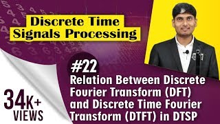 What is Relation between Discrete Fourier transform DFT amp Discrete  Time Fourier transform DTFT [upl. by Reniar]