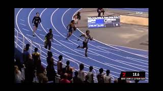 The 2024 VA Showcase  HS Boys 200m Dash Landen [upl. by Mozes]