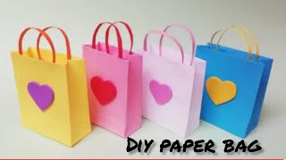 How to make paper bagVery easy [upl. by Lellih]