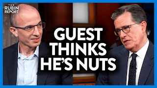 Even Guest Thinks Stephen Colbert Is Nuts After He Makes This Claim [upl. by Seessel]