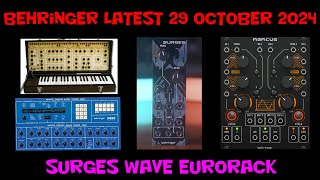 Latest Behringer News 29 October 2024 [upl. by Urbannai]