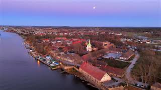 Fredrikstad Norway Gamlebyen Isegran amp Sentrum 4K Drone [upl. by Aivatra407]