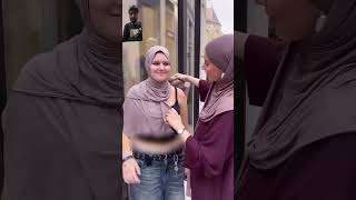 Non Muslims girls wearing hijab first time muslimah abayahijab hijabstyle viralshorts trending [upl. by Eyaf]