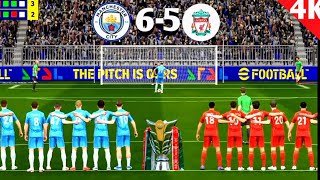 LIVERPOOL VS MANCHESTER CITY EUROPE LEAGUE PENALTY 1000subscriber 100kview subscrabers [upl. by Cogan720]