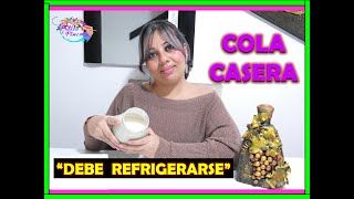 AprendeConmigo COMO HACER COLA CASERA  PEGAMENTO BLANCO SUBTITULOS EN INGLES [upl. by Aliak]