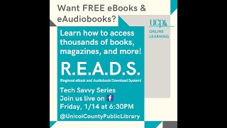 Tech Savvy Series Tennessee READS Regional eBook amp Audiobook Download System [upl. by Acilejna]