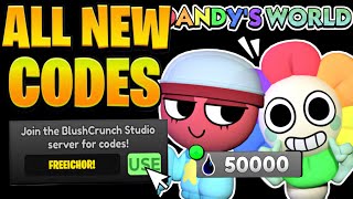 NEW CODES ALL WORKING CODES FOR DANDYS WORLD IN 2024 ROBLOX DANDYS WORLD CODES [upl. by Nnyleuqaj]