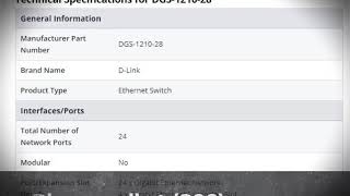 DLink Web Smart DGS121028 Managed Switch  24 Ethernet Ports amp 4 Gigabit SFP Ports [upl. by Merow]