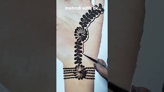 Simple and easy dotted mehndi design new stylish trandy beautiful mehndi design mehandi shorts [upl. by Ahsyat]