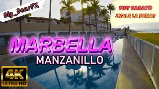 Hotel Marbella Manzanillo 4k  Muy Barato ¿Vale la Pena [upl. by Welcher781]