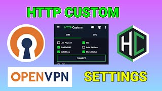 How to setup Http Custom VPN Openvpn Server settings for Secure browsing [upl. by Haodnanehs]