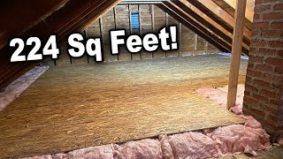 Reclaiming Attic Storage Space Over Thick Insulation [upl. by Arleen641]