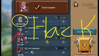 Lords Mobile Troops 90M Hack New Update How impossible to hack Troops Tier 3 Royal Guard [upl. by Brecher816]