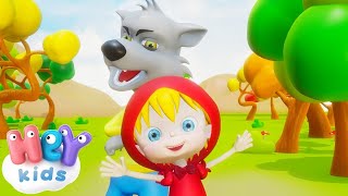 Rotkäppchen und der Wolf  Märchen für kinder  KinderliederTV [upl. by Aida]