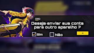 COMO PASSAR A CONTA DO FREE FIRE PARA OUTRO CELULAR  COMO VINCULAR CONTA EM OUTRO CELULAR [upl. by Ettenav]