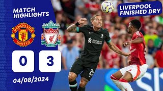 🔴Manchester United vs Liverpool 03 Highlights Carvalho Jones Tsimikas GOALS Friendly Match 2024 [upl. by Selry]