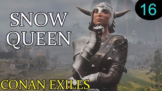 Conan Exiles  Capturing thralls Snow Queen Episode 16 [upl. by Margy]