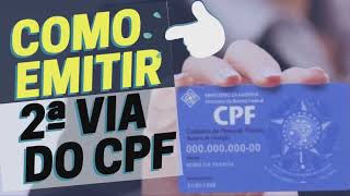 Como emitir CPF [upl. by Salvatore]