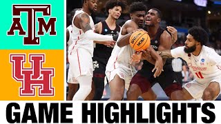 4 Houston vs 13 Texas AampM Highlights  NCAA Mens Basketball  2024 College Basketball [upl. by Dorrahs]