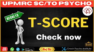 UPMRC SCTO Psycho Result I TScore Suitable or Not Suitable I By RAJ SIR [upl. by Radek214]