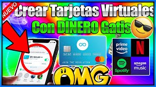 📺 ✅ Como Crear TARJETA De CREDITO VIRTUAL VALIDAS GRATIS con DINERO RECARGABLE 2024 [upl. by Nehttam748]