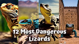 12 Most Dangerous Lizards You Should Never Mess With [upl. by Argent]