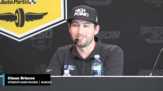 StewartHaas Racings Chase Briscoe happy to be back at the Brickyard 400 [upl. by Alburga]