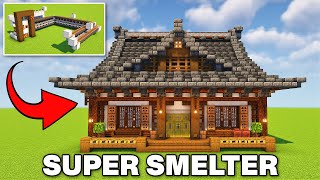 SMART Super Smelter  Minecraft Tutorial [upl. by Cresida]