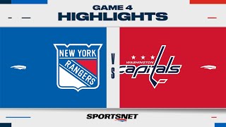 NHL Game 4 Highlights  Rangers vs Capitals  April 28 2024 [upl. by Suruat]