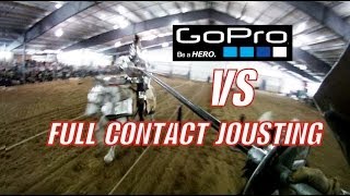 Full Contact Jousting  Ripper Moore vs Tim Tobey vs GoPro [upl. by Fairbanks]