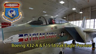 On Exhibit Soon Boeing X32A and the McDonnell Douglas F15 Streak Eagle [upl. by Sherwynd980]