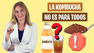 CUIDADO con BEBIDA de moda KOMBUCHA  Beneficios de la kombucha  Alimentación real saludable [upl. by Edina]