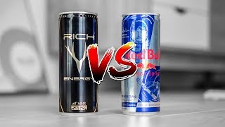 RICH ENERGY vs RED BULL  The Taste Test [upl. by Gayelord]