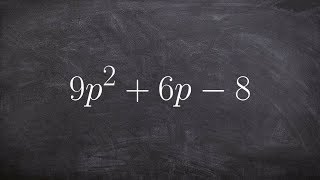 Factoring a trinomial using the box method [upl. by Bucher778]