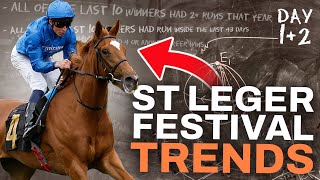 St Leger Festival TRENDS that will help you WIN 📊  Day 1 amp 2 Doncaster Tips [upl. by Prent473]