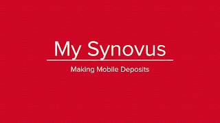 My Synovus Mobile Deposits [upl. by Leftwich]